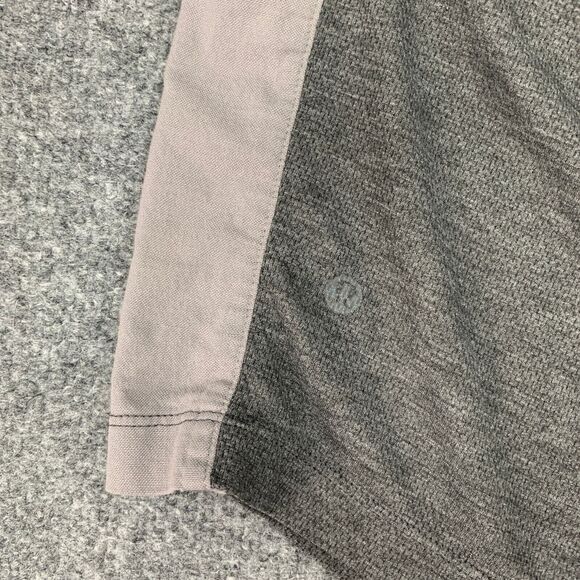 Lululemon Shorts Men L Large Ash Graphite Elastic Waist Athleisure Comfort *READ - Picture 6 of 11